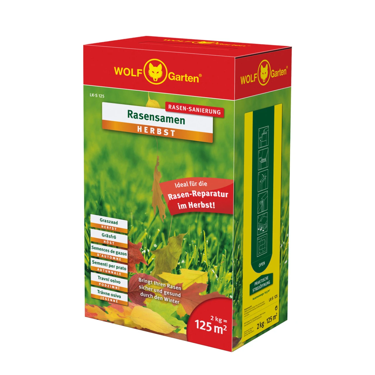 Wolf-Garten Rasensamen LK-S 125 Herbst 1 Wolf-Garten Rasensamen LK-S 125 Herbst