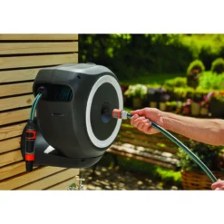 Gardena Wand-Schlauchbox RollUp S (weiß) 15 M -Gartengeräte Geschäft 45058 2 Gardena 1860220